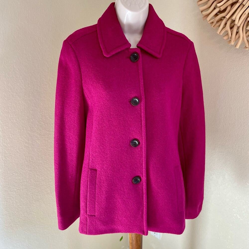 Lands end Pink Pea Coat